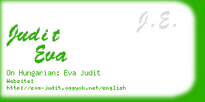 judit eva business card